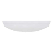 Fiona 7.28 in. Pedestal Sink Basin in White Fine Fireclay with 8 in. Faucet Spread