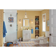 12 in. Rough in 2-Piece 1.1 GPF/1.6 GPF Dual Flush Round Toilet in White Seat Included