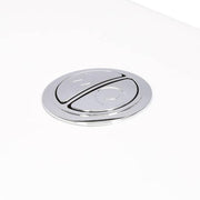 12 in. Rough in 2-Piece 1.1 GPF/1.6 GPF Dual Flush Round Toilet in White Seat Included