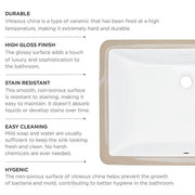 Glacier Bay White Undermount Sink