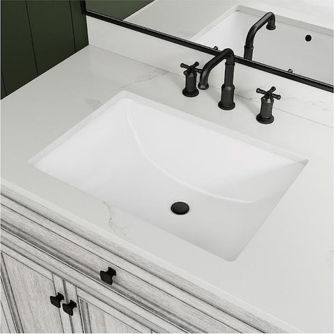 Glacier Bay White Undermount Sink