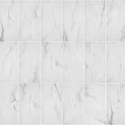 Michelangelo White 9 in. x 18 in. Glossy Ceramic Wall Tile (21.8 sq. ft./Case)