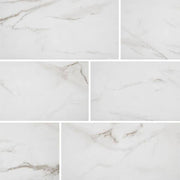 Michelangelo White 9 in. x 18 in. Glossy Ceramic Wall Tile (21.8 sq. ft./Case)
