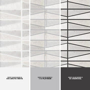 Meander White/Grey 10.625 in. x 12 in. Interlocking Honed Marble Wall and Floor Mosaic Tile (0.885 sq. ft./Each)