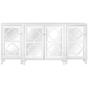Reflections White Mirrored Console Table