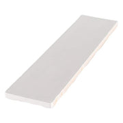 Cotton Blossom White 2.5 in. x 9.75 in. Glossy Textured Ceramic Wall Tile (0.168 sq. ft. /Each)