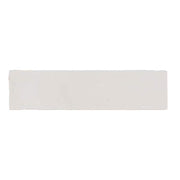 Cotton Blossom White 2.5 in. x 9.75 in. Glossy Textured Ceramic Wall Tile (0.168 sq. ft. /Each)