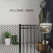 5/8" Muze Hexagon White 9.875 in. x 11.375 in. Hexagon Matte Glass Wall and Floor Mosaic Tile (0.78 sq. ft./Each)