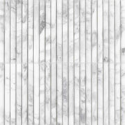 Expose Venato White 11.875 in. x 12 in. Fluted Honed Marble Wall Mosaic Tile (0.989 sq. ft./Each)