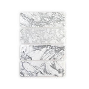 Venato White 6 in x 18 in Honed Subway Marble Wall and Floor Tile (7.5 Sq. Ft./Case)