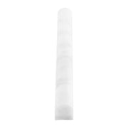 Carrara White .75 in. x 12 in. Honed Marble Wall Pencil Tile (1 Linear Foot)