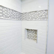 Carrara White .75 in. x 12 in. Honed Marble Wall Pencil Tile (1 Linear Foot)