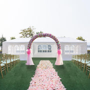 10 ft. x 30 ft. White Party Wedding Tent Canopy 7 Sidewall