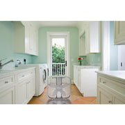 20 in. 3 Speeds Box Fan in White with Save-Smart Technology for Energy Efficiency, Carry Handle