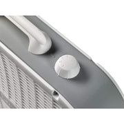 20 in. 3 Speeds Box Fan in White with Save-Smart Technology for Energy Efficiency, Carry Handle