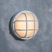 Coastal Norfolk White Outdoor Integrated LED Bulkhead Wall Lantern