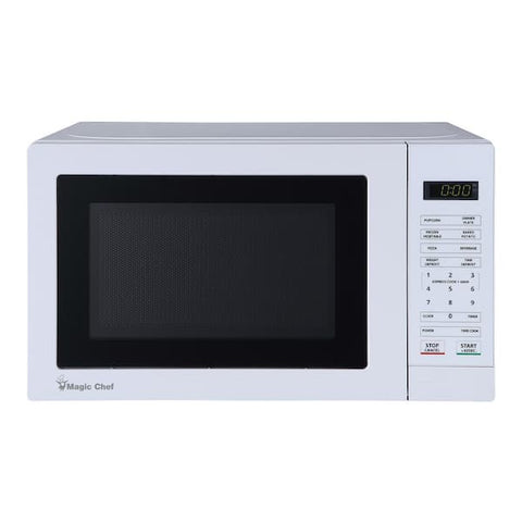 17.3 in W, 0.7 cu. ft. Countertop Microwave, in White with 700-Watt Cooking Power