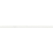 Luminess White Marble 1/2 in. x 12 in. Glossy Ceramic Jolly Tile Trim (4-Pack)