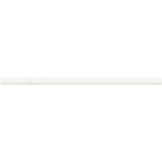 Luminess White Marble 1/2 in. x 12 in. Glossy Ceramic Jolly Tile Trim (4-Pack)