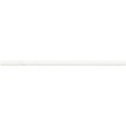 Luminess White Marble 1/2 in. x 12 in. Glossy Ceramic Jolly Tile Trim (4-Pack)