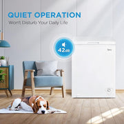 32.1 in. 7 cu. ft. Manual Defrost Chest Freezer in White Garage Ready