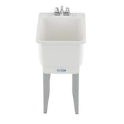 Utilatub Combo 18 in. x 23.5 in. x 33 in. Co-Polypure Floor Mount Laundry Tub