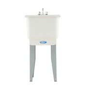 Utilatub Combo 18 in. x 23.5 in. x 33 in. Co-Polypure Floor Mount Laundry Tub