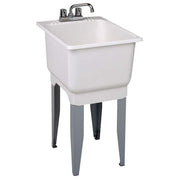 Utilatub Combo 18 in. x 23.5 in. x 33 in. Co-Polypure Floor Mount Laundry Tub