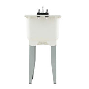 Utilatub Combo 18 in. x 23.5 in. x 33 in. Co-Polypure Floor Mount Laundry Tub