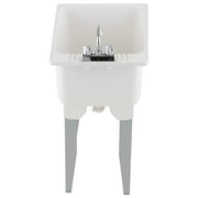 Utilatub Combo 18 in. x 23.5 in. x 33 in. Co-Polypure Floor Mount Laundry Tub