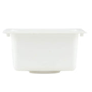 15 in. x 15 in. Fiberglass Self-Rimming Bar Sink in White