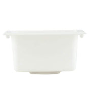 15 in. x 15 in. Fiberglass Self-Rimming Bar Sink in White