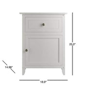 Eugene Accent Table White