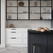 Glossy Ocean Carrara White 4 in. x 12 in. Glossy Ceramic Wall Tile (0.322 sq. ft./Each)
