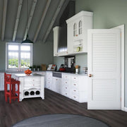 EightDoors Flat Louver White Door