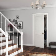 EightDoors Flat Louver White Door