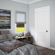 EightDoors Flat Louver White Door