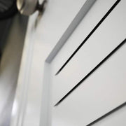EightDoors Flat Louver White Door