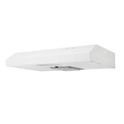 Arno 30 in. 240 CFM Convertible Under Cabinet Range Hood in White with Lighting and Charcoal Filter