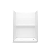 Ensemble 60 x 30 Alcove Shower Pan Base with Right Drain in White