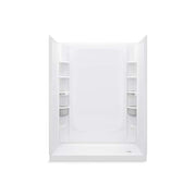 Ensemble 60 x 30 Alcove Shower Pan Base with Right Drain in White