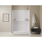 Ensemble 60 x 30 Alcove Shower Pan Base with Right Drain in White