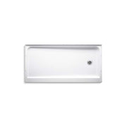 Ensemble 60 x 30 Alcove Shower Pan Base with Right Drain in White