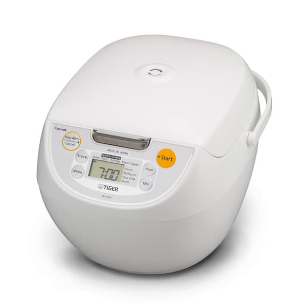 Micom 10-Cup White Rice Cooker with Tacook Cooking Plate