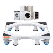 16.34 in. W Universal Laundry Pedestal Washing Machine Base White with 4 Strong Feet for Washer And Dryer