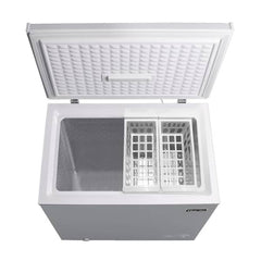 7.0 cu. ft. Manual Defrost Chest Freezer with LED Light in White Garage Ready