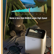 50 pt. 4,500 sq. ft. Dehumidifier in White with Drain Hose and Bucket, Auto Defrost, Low Noise, Dehumidify Efficiently