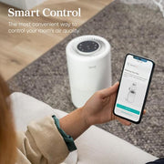 White PlasmaPro Smart True HEPA Smart Air Purifier, 178 sq. ft.