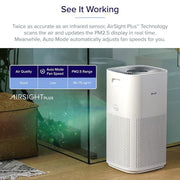 PlasmaPro 600S Smart 635 sq.ft. Black Panel True HEPA Air Purifier