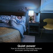 500 sq. ft. HEPA - True Console Air Purifier in Whites with Nanoseal, Cleansense IQ, Odor Lock